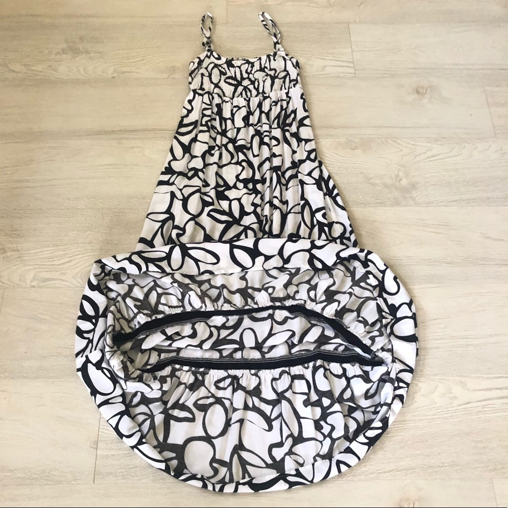 INC International Concepts Maxi Smocked Ruffle Dress - Picture 6 of 16